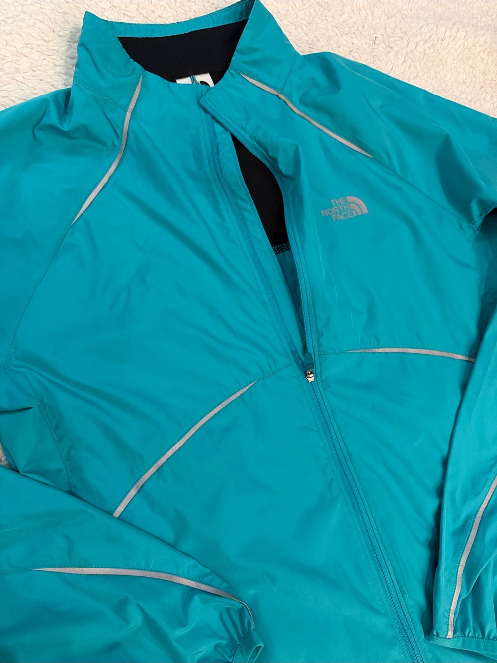 The North Face Teal Full-Zip Flight Series Jacket